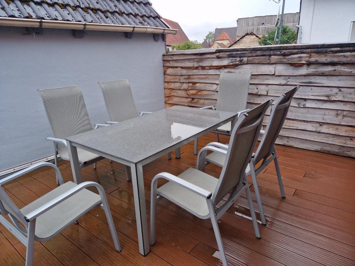 Ferienwohnung Blumenshein Bei Speyer Karlsruhe Familienfreundlich 5 Pers Zeiskam Exterior photo